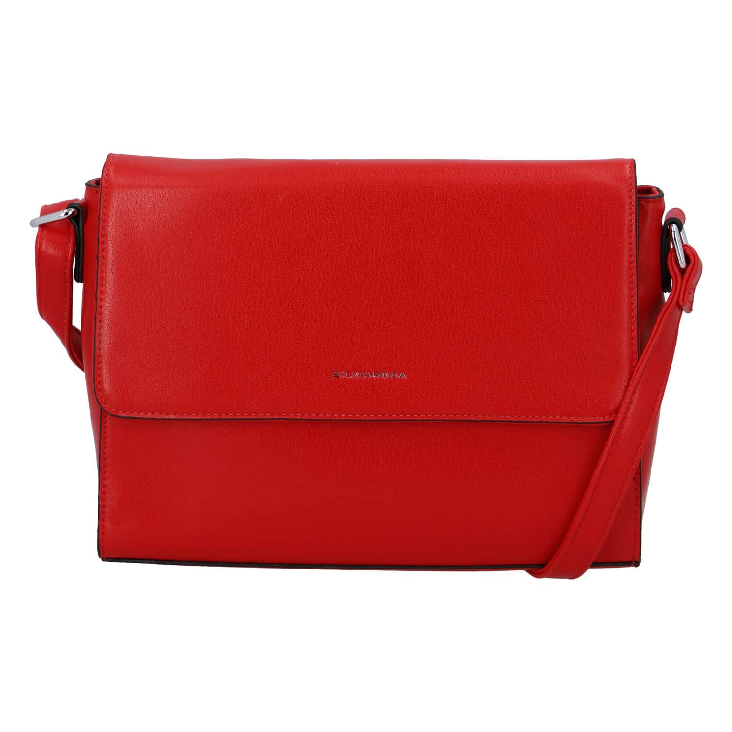 Dámská crossbody kabelka červená - Silvia Rosa Freya červená