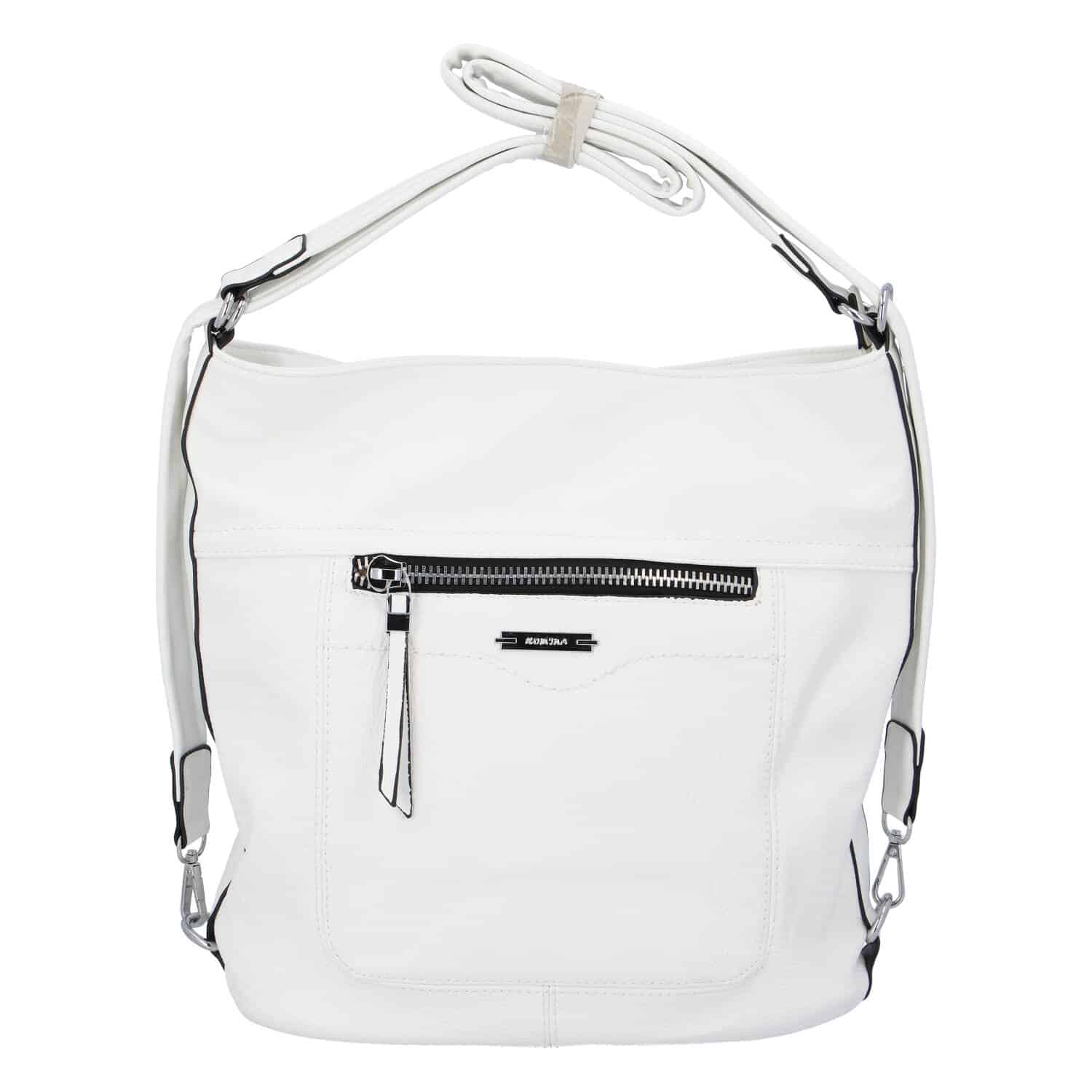 Dámská kabelka batoh bílá - Romina Wamma bílá