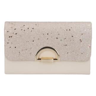 Třpytivé dámské psaníčko zlaté - Michelle Moon Hazi zlatá