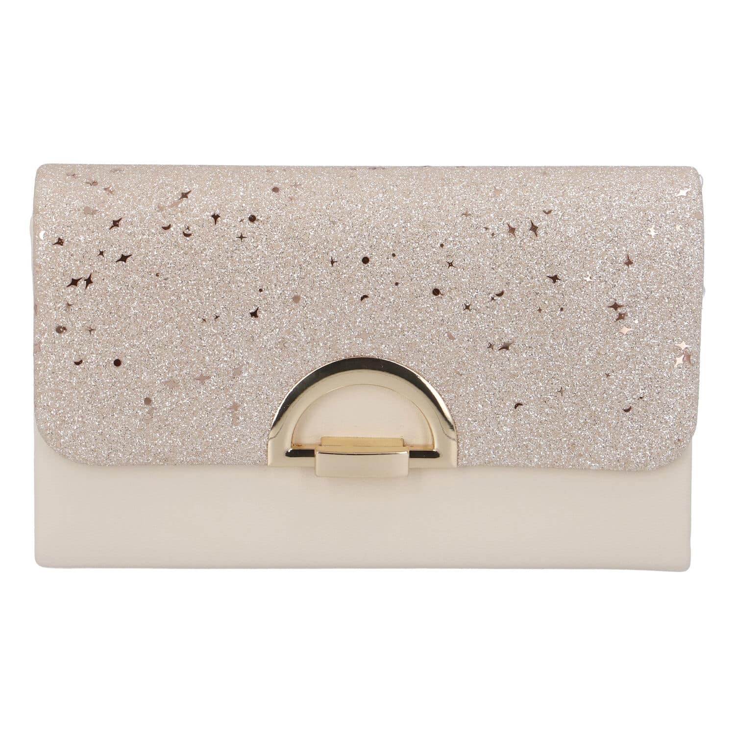 Třpytivé dámské psaníčko zlaté - Michelle Moon Hazi zlatá