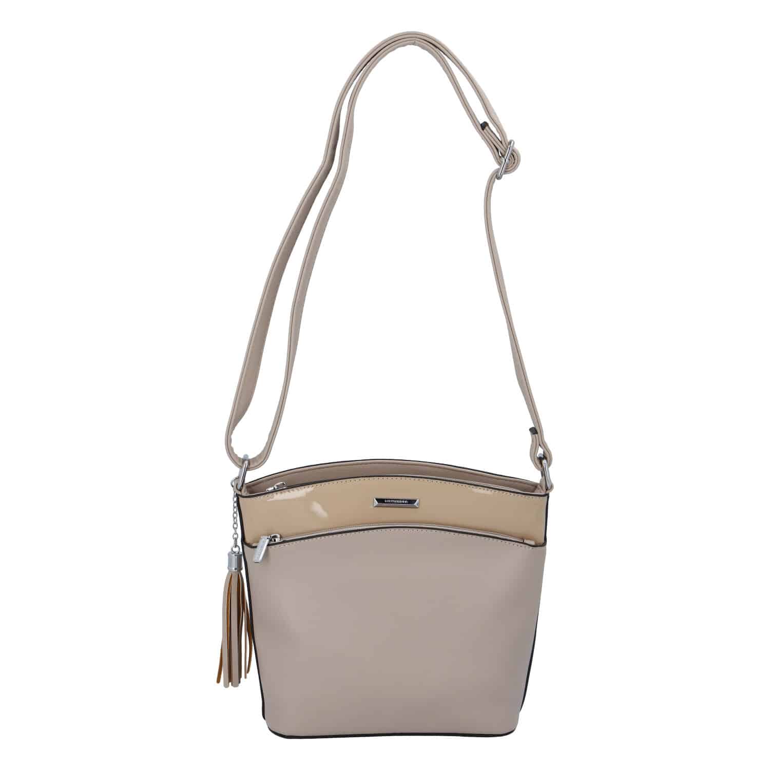 Dámská crossbody kabelka pískově hnědá - Silvia Rosa Barbie taupe
