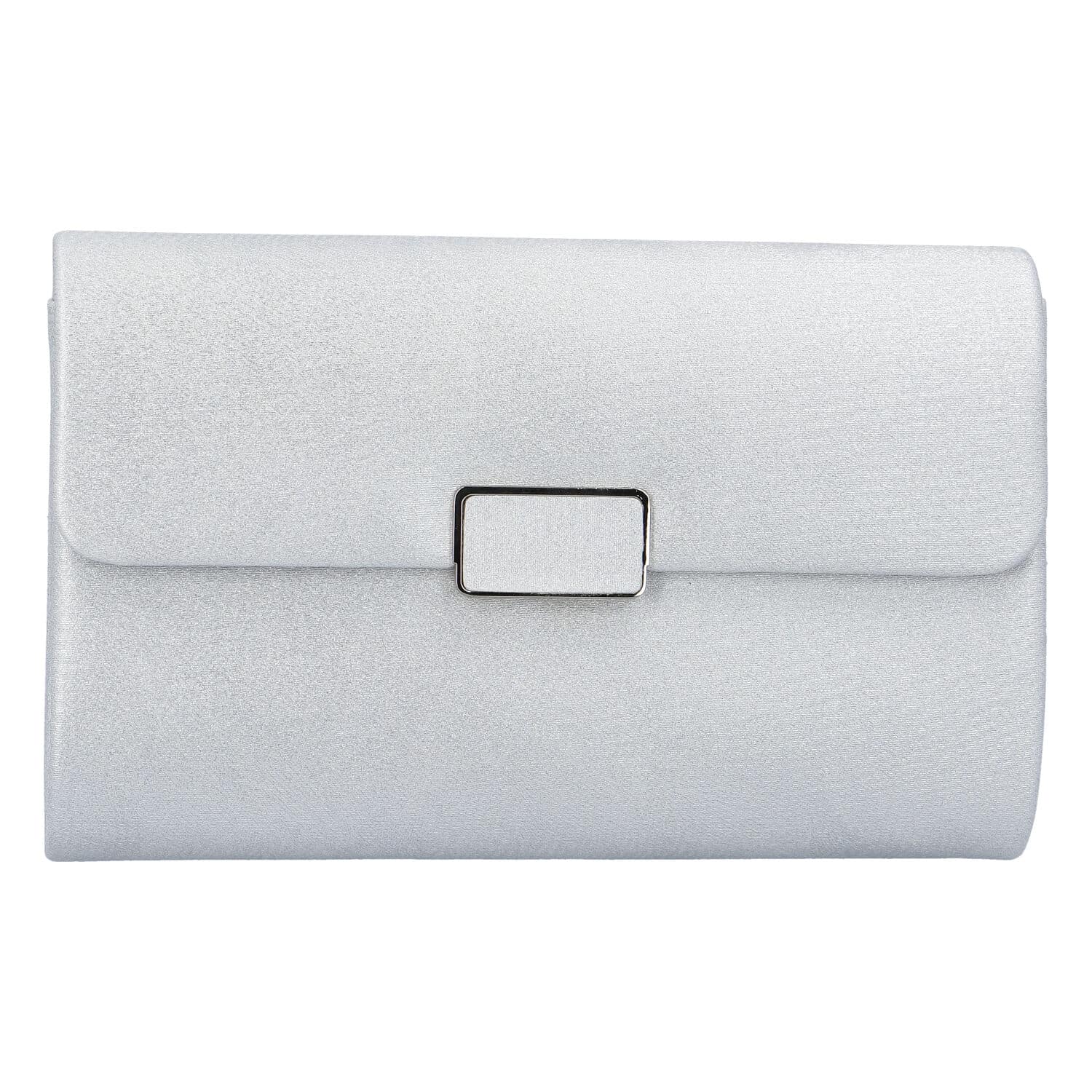 Dámské psaníčko stříbrné - Michelle Moon L6023 stříbrná