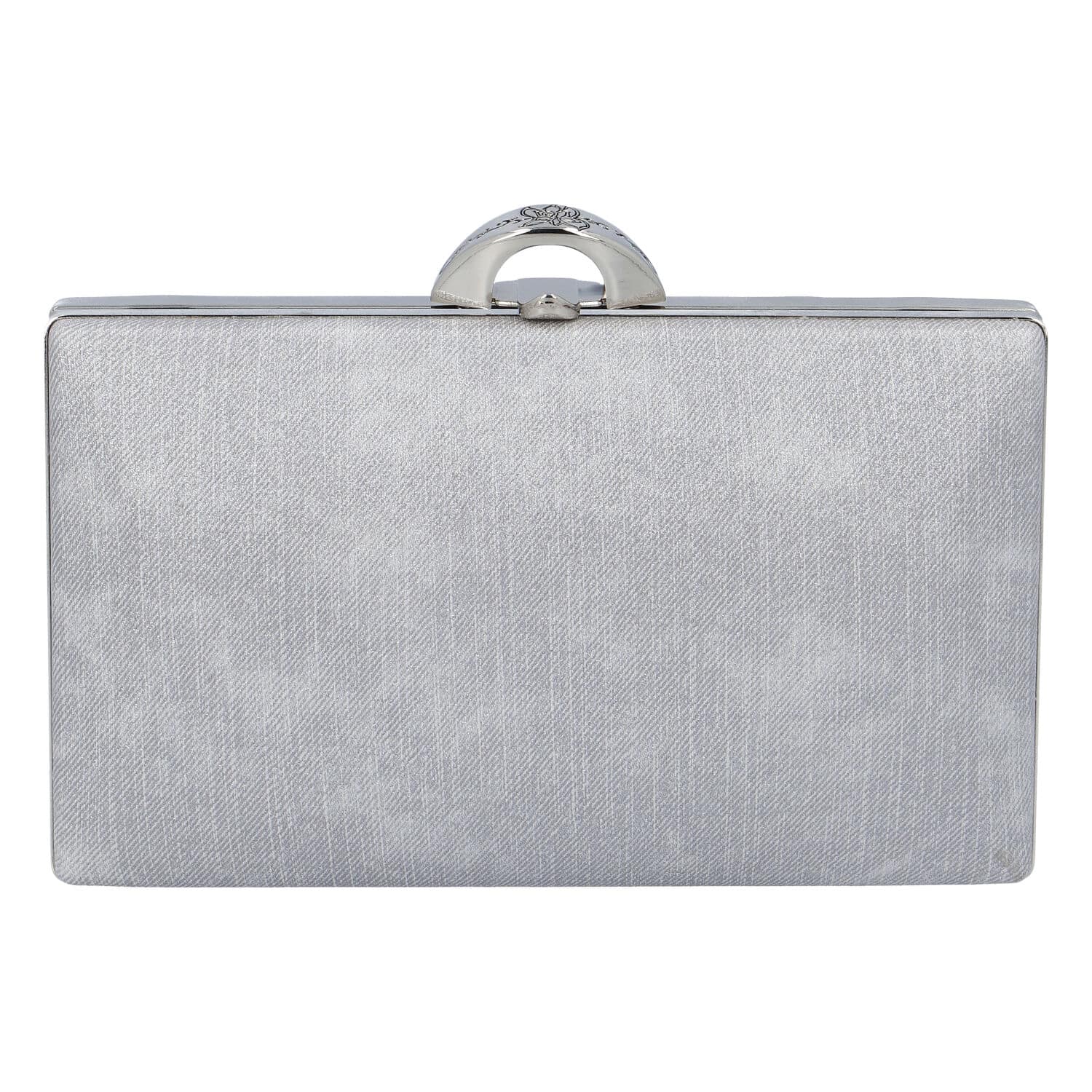 Luxusní dámské psaníčko stříbrné - Michelle Moon DaPirre stříbrná