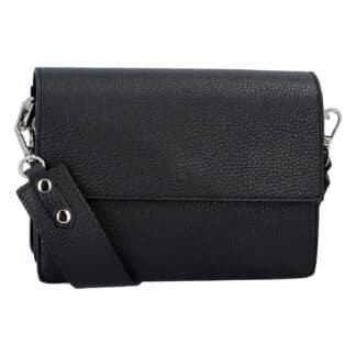 Elegantní kožená kabelka černá - ItalY Kenesis černá