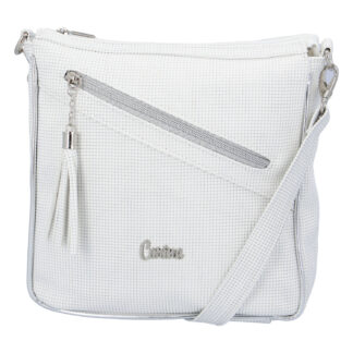 Dámská crossbody kabelka bílá - Carine C300 bílá