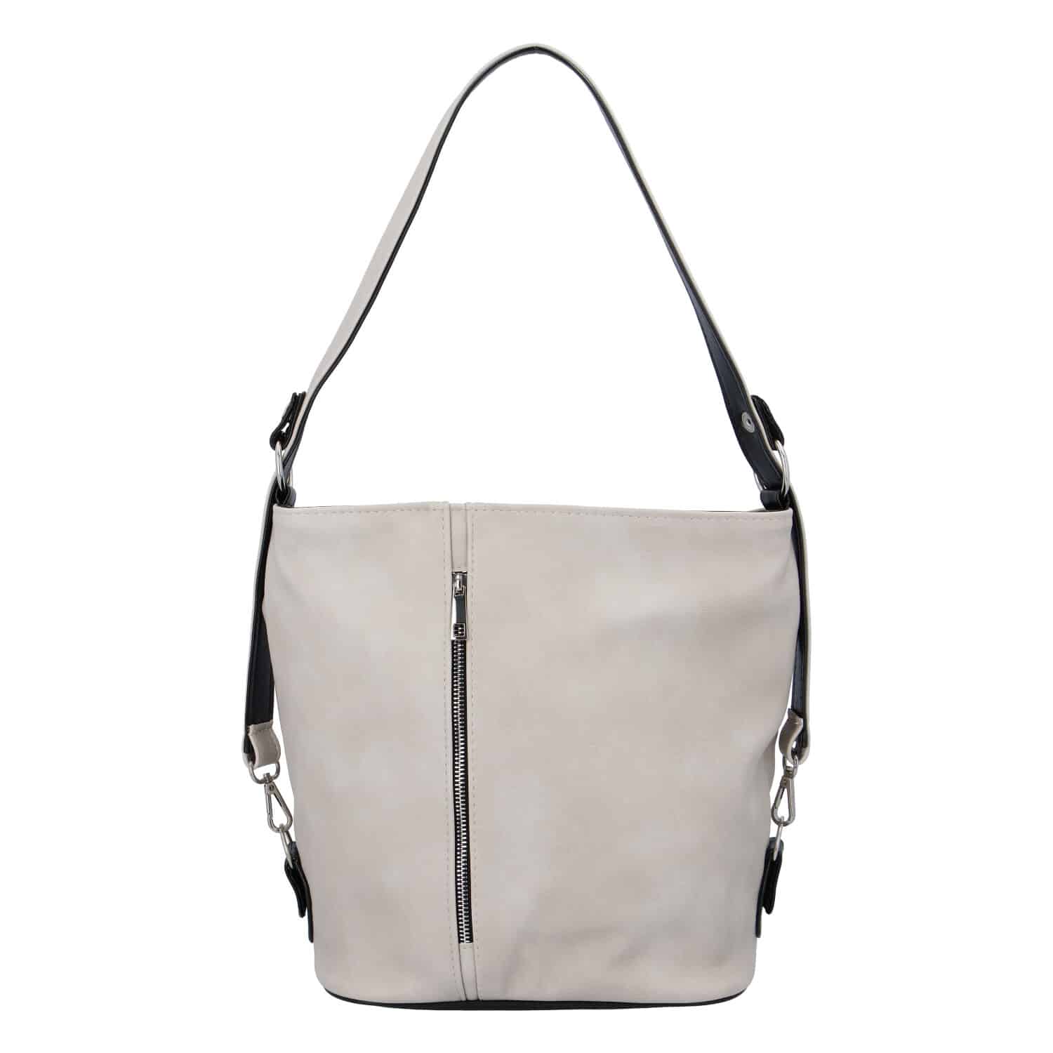 Dámská kabelka přes rameno krémově šedá - Ellis Haarlem šedá