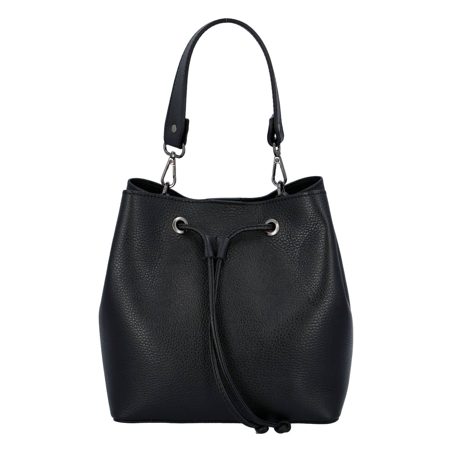 Dámská kožená kabelka černá - ItalY TianJin černá