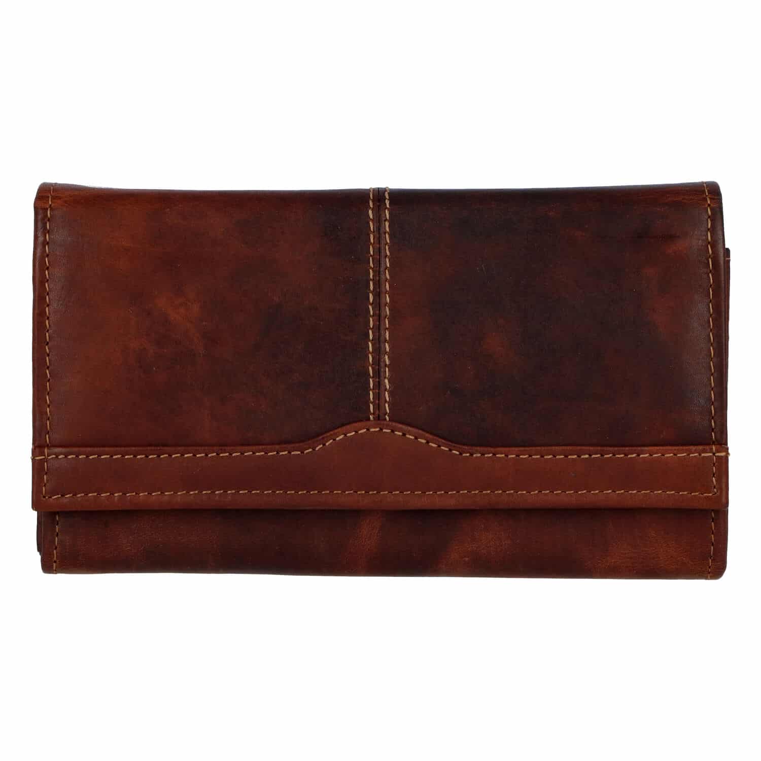 Dámská kožená peněženka hnědá - Tomas Salto hnědá