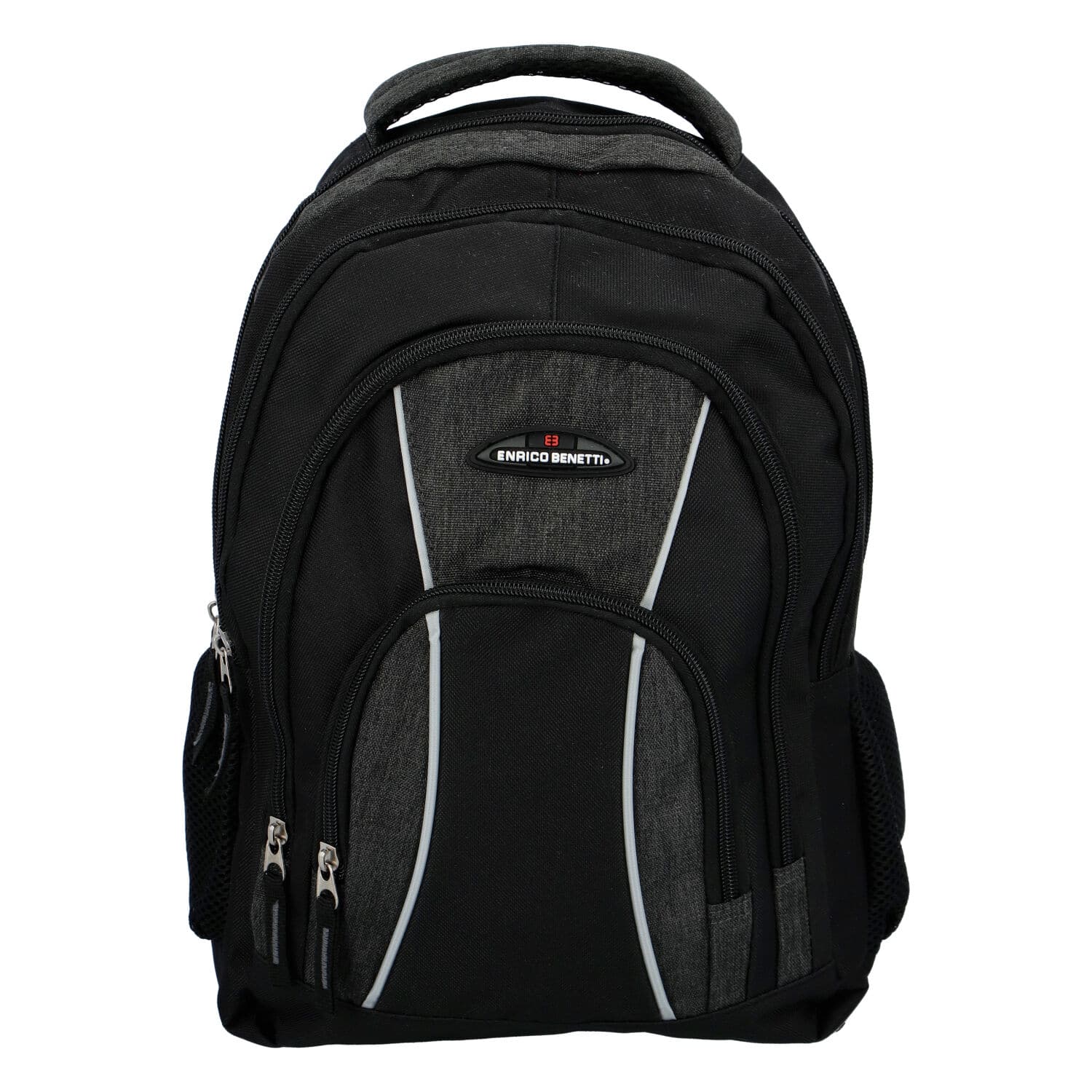 Sportovní batoh černo šedý - Enrico Benetti Schenzen šedá