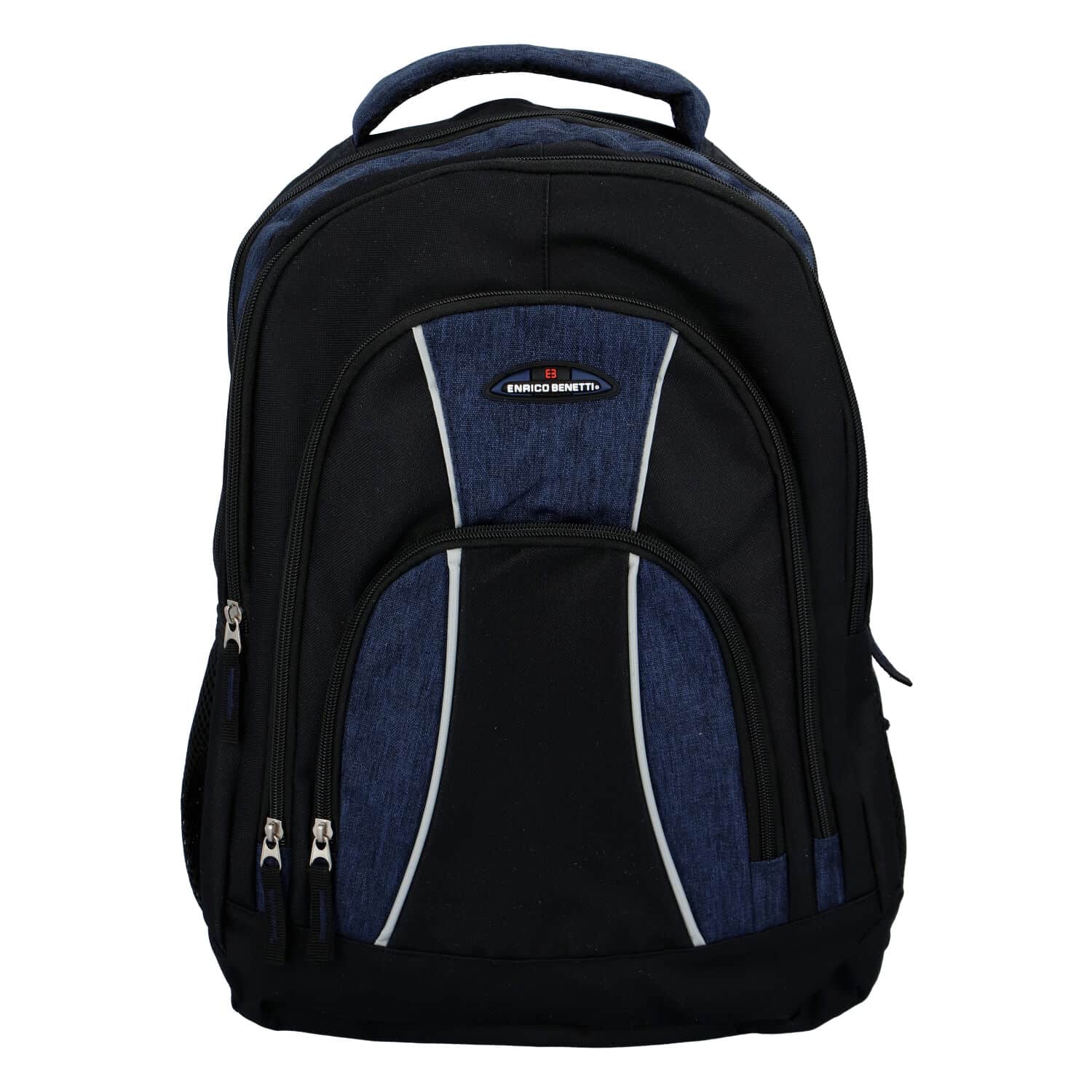 Sportovní batoh černo modrý - Enrico Benetti Schenzyn tmavě modrá