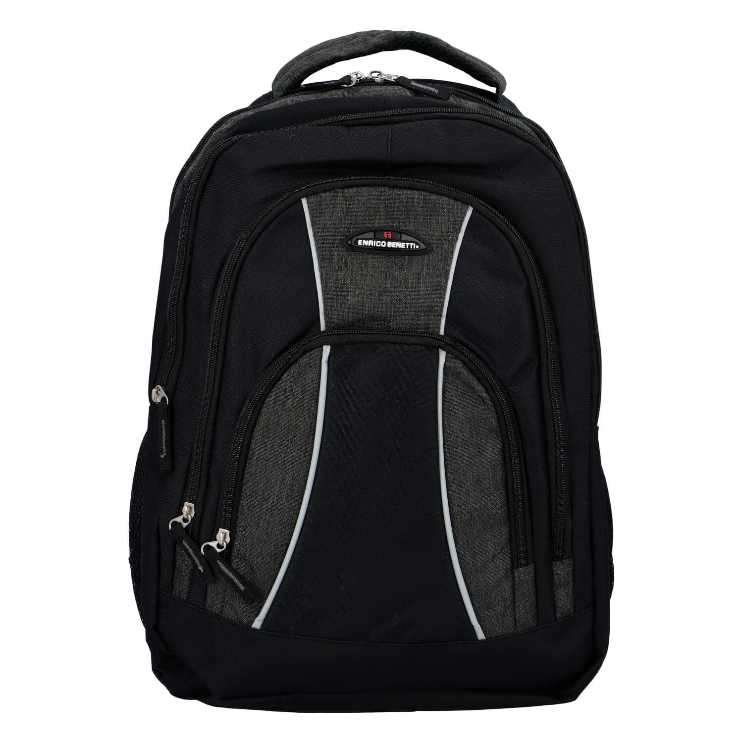 Sportovní batoh černo šedý - Enrico Benetti Schenzyn šedá