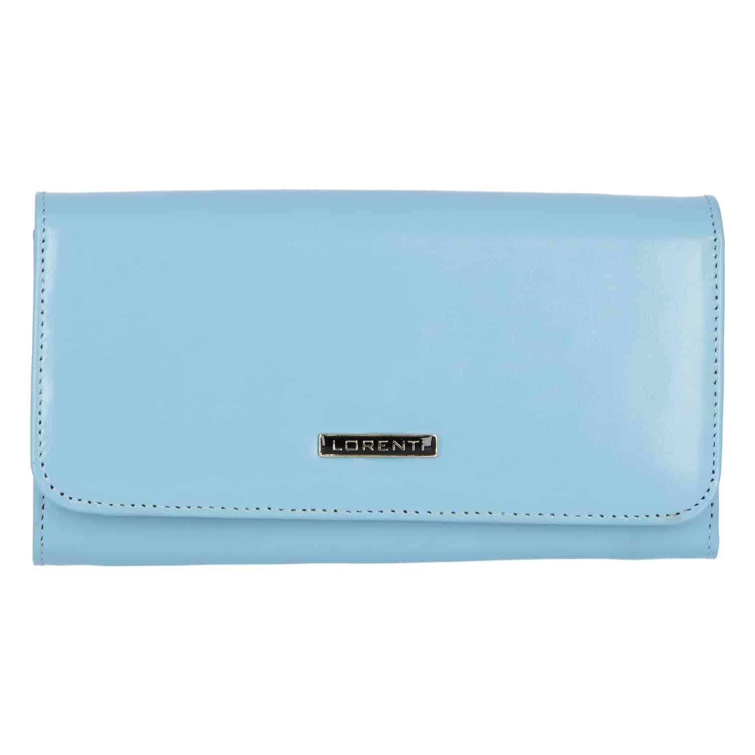 Dámská kožená peněženka světle modrá - Lorenti Noragen N modrá