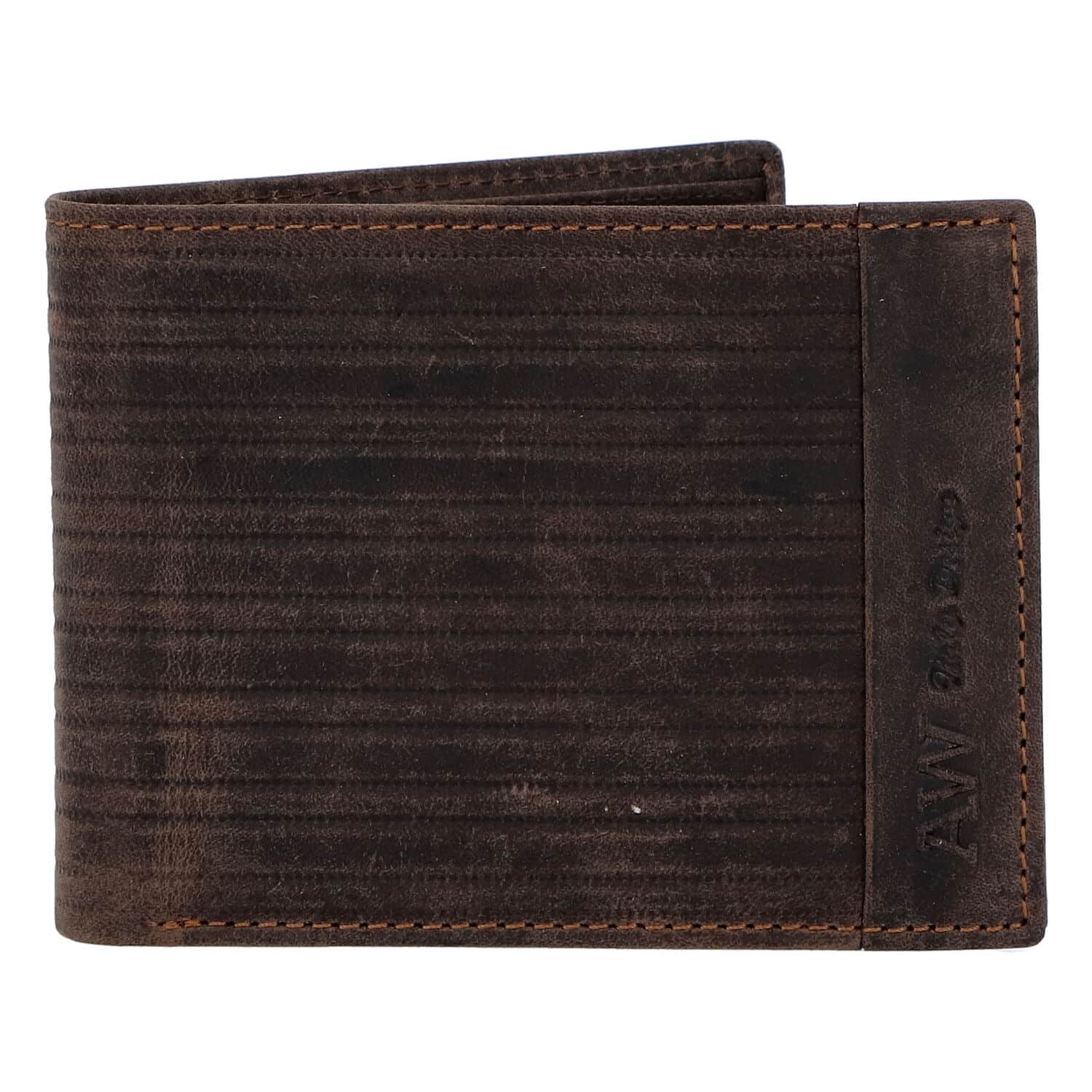 Pánská kožená peněženka hnědá - WILD Rialto hnědá