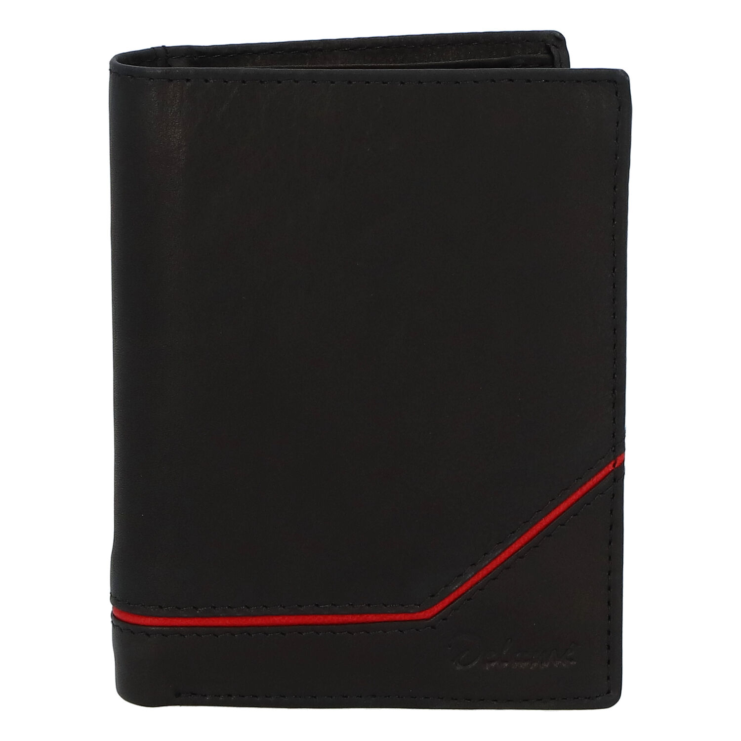 Pánská kožená peněženka černá - Delami Maast 2 černá