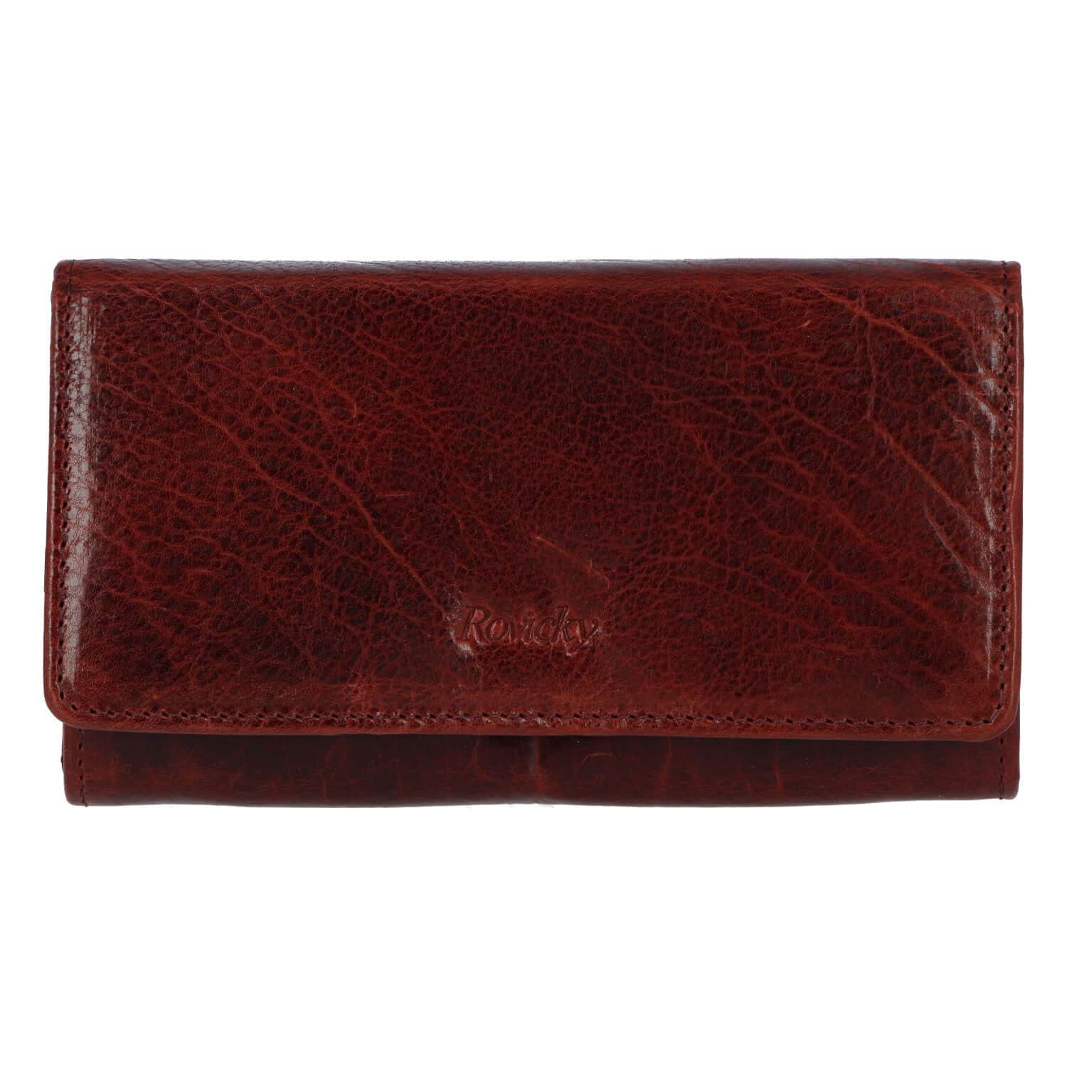 Dámská kožená peněženka vínová - Rovicky N195 vínová