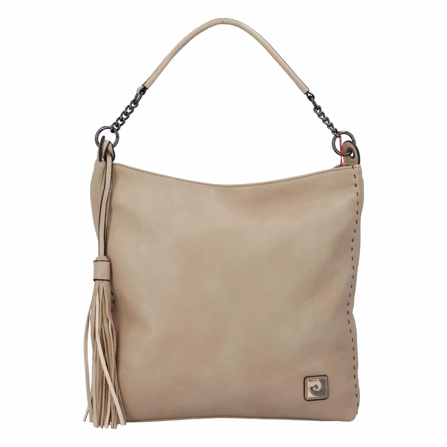 Velká dámská kabelka přes rameno béžová - Pierre Cardin Elia béžová