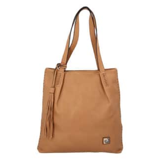 Velká dámská kabelka přes rameno camel - Pierre Cardin Elis Camel