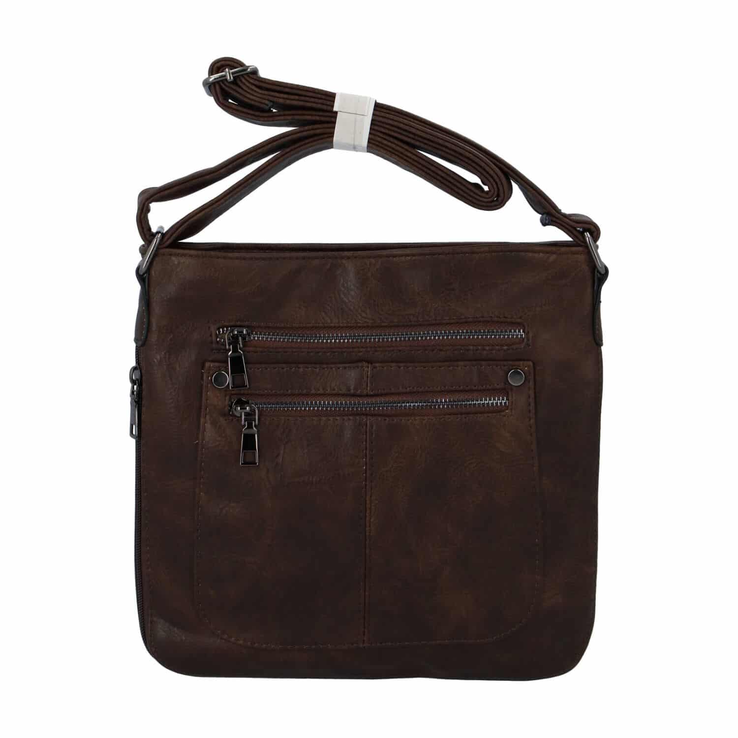 Dámská crossbody kabelka kávově hnědá - Romina Sara coffee