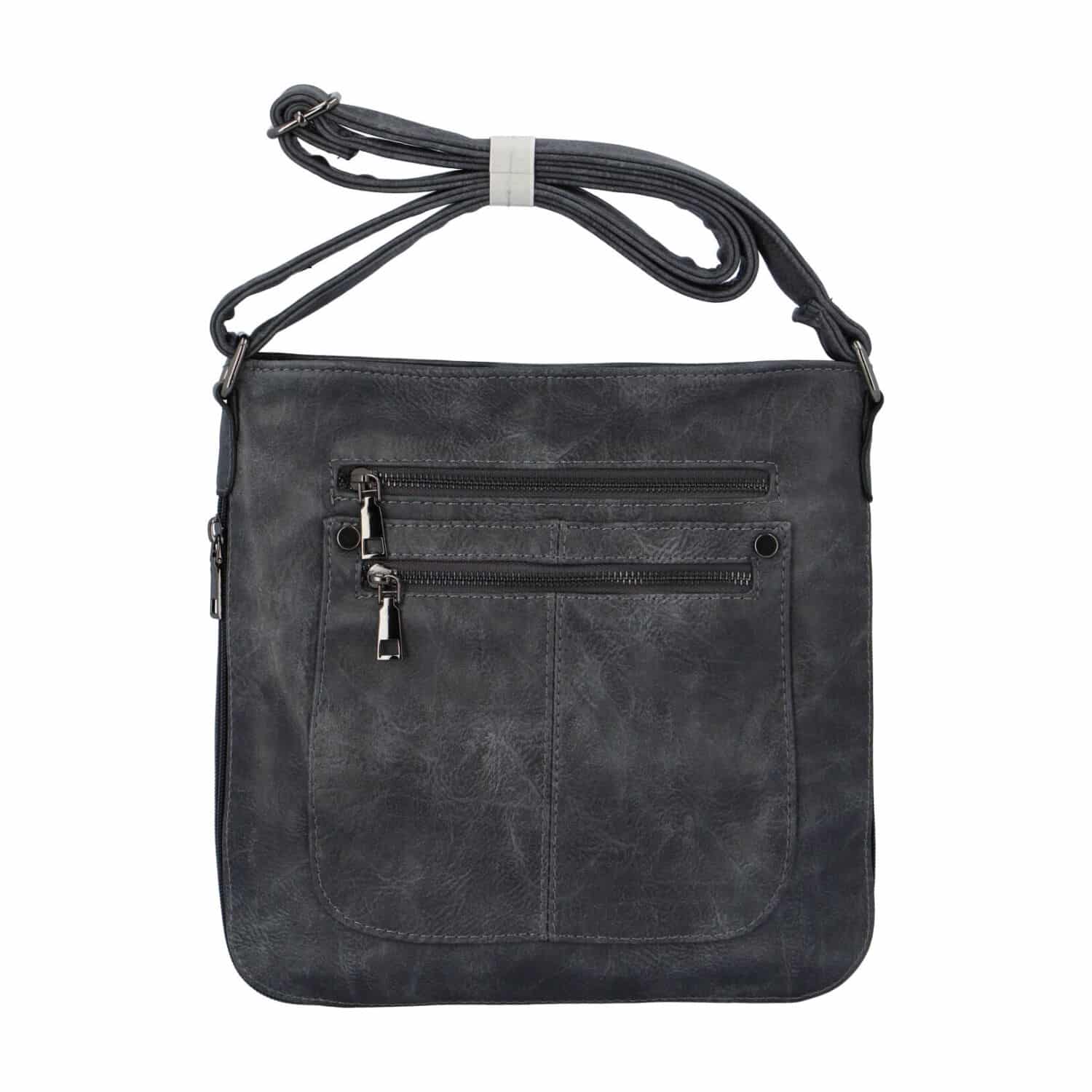 Dámská crossbody kabelka antracitově šedá - Romina Sara šedá