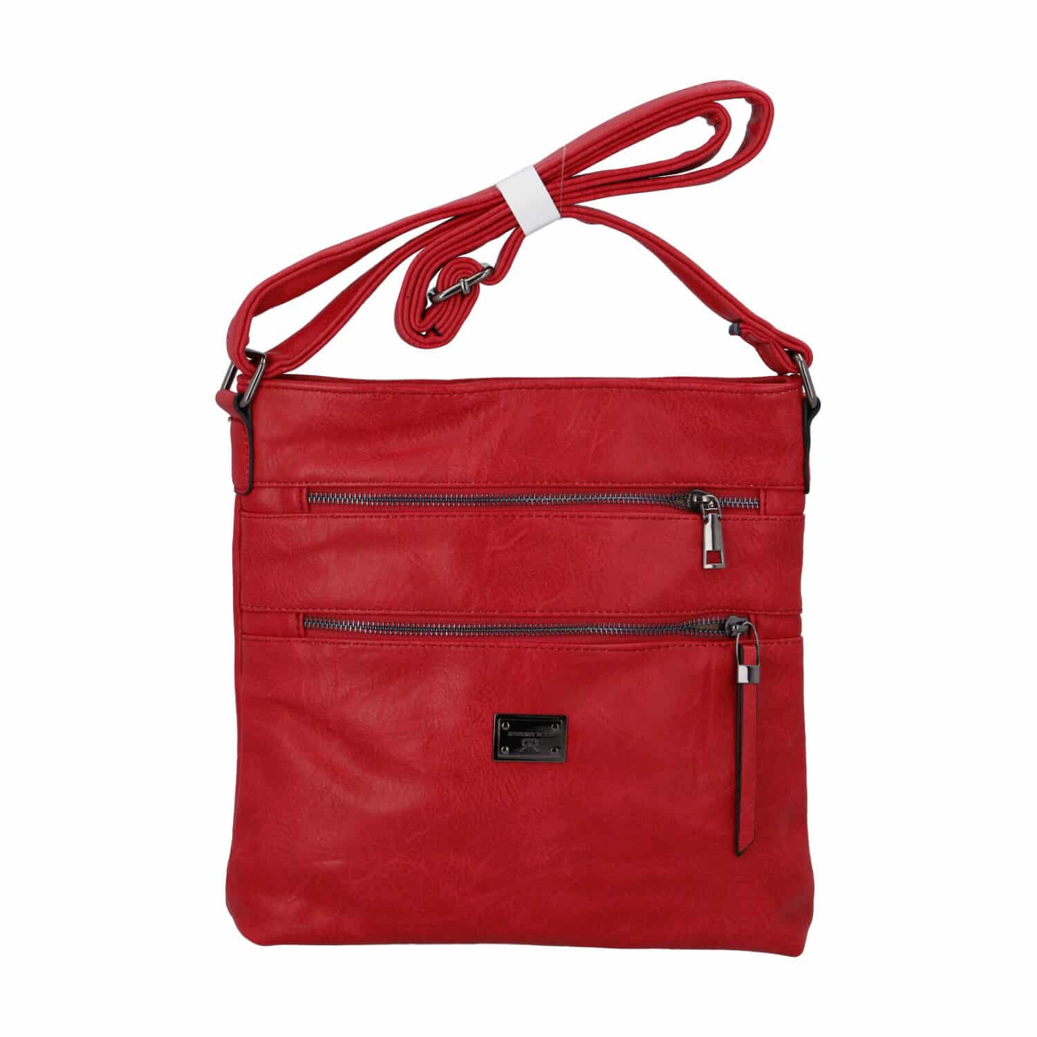 Dámská crossbody kabelka červená - Romina Sara červená