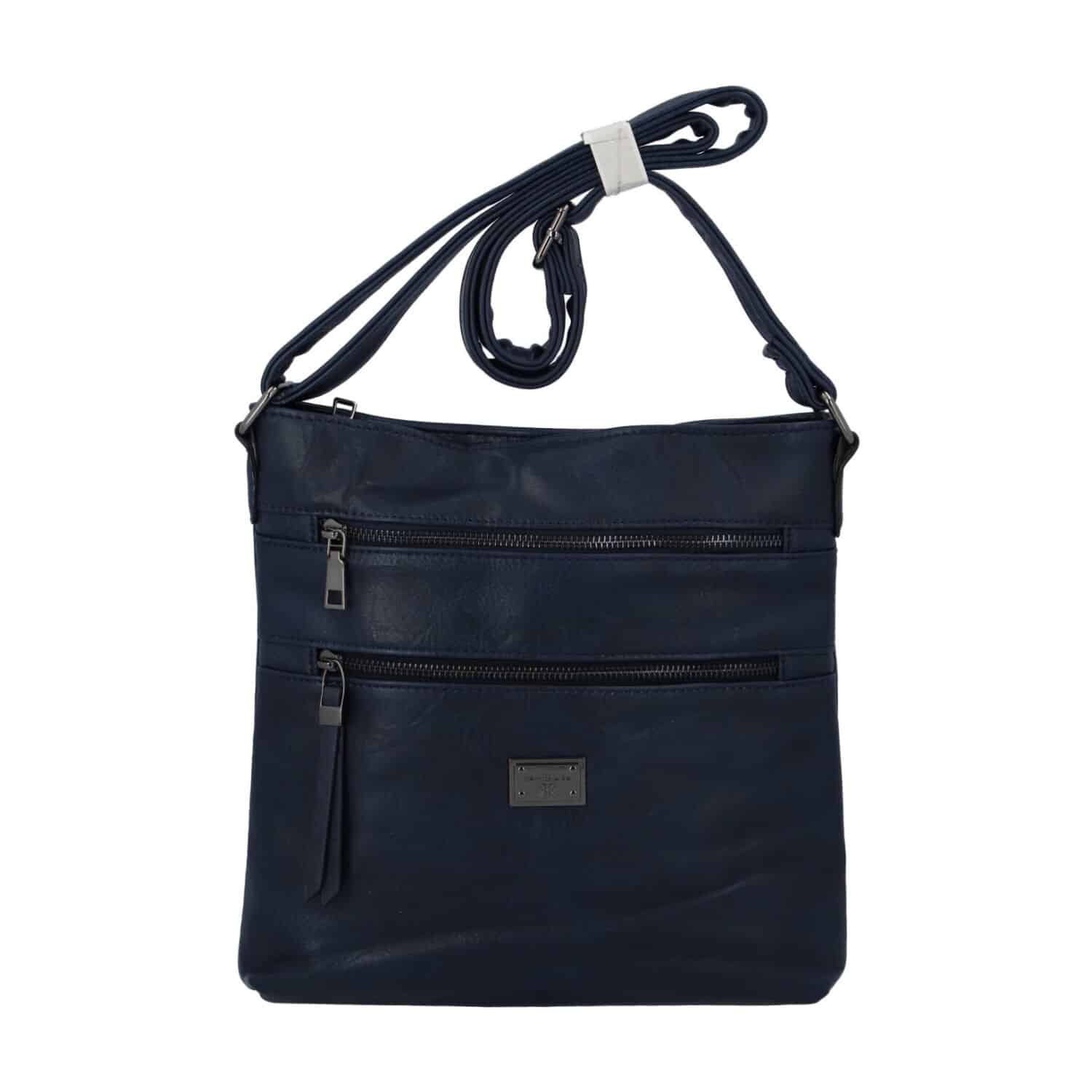 Dámská crossbody kabelka tmavě modrá - Romina Chiara tmavě modrá