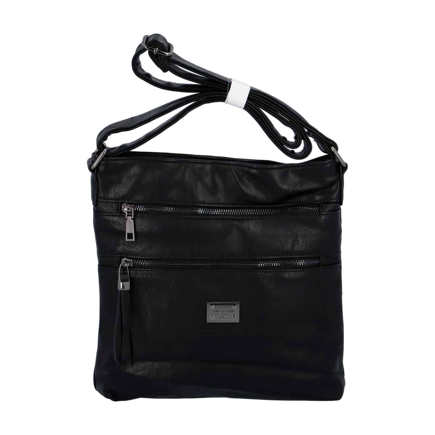 Dámská crossbody kabelka černá - Romina Chiara černá