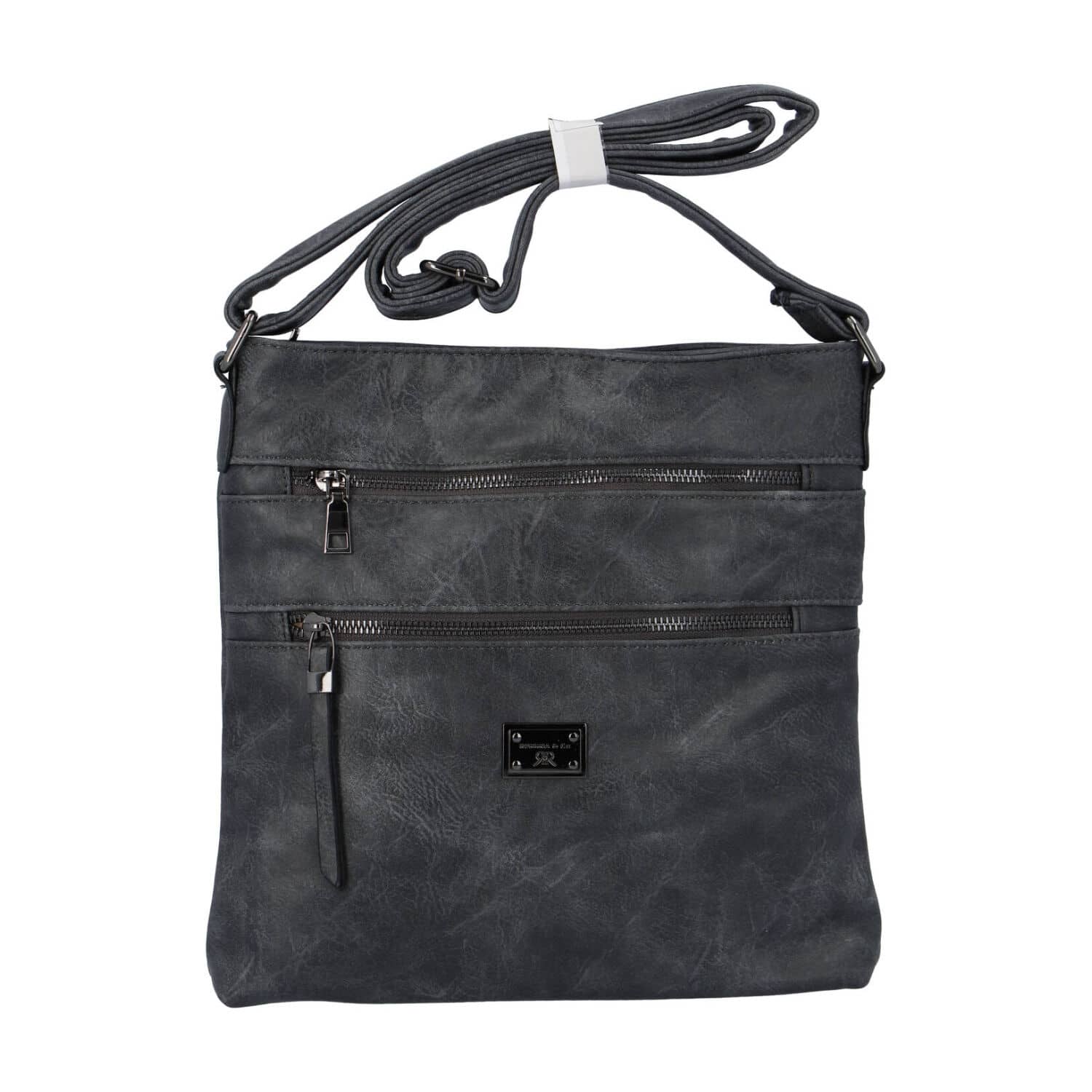 Dámská crossbody kabelka antracitově šedá - Romina Chiara šedá