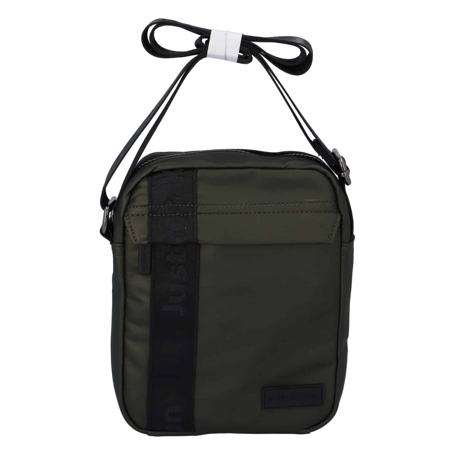 Pánská crossbody taška na doklady tmavě zelená - Justin & Kelvin Harry zelená