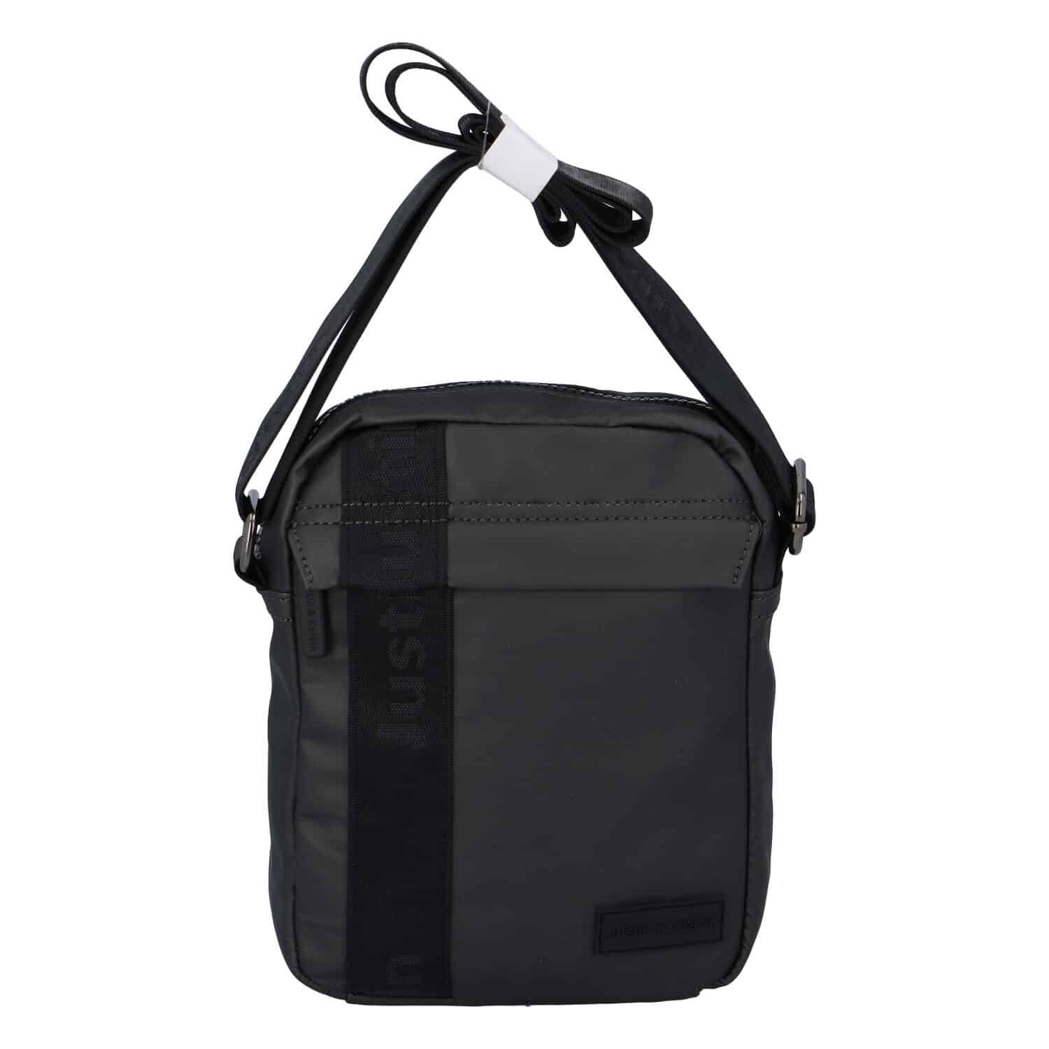 Pánská crossbody taška na doklady tmavě šedá - Justin & Kelvin Harry šedá