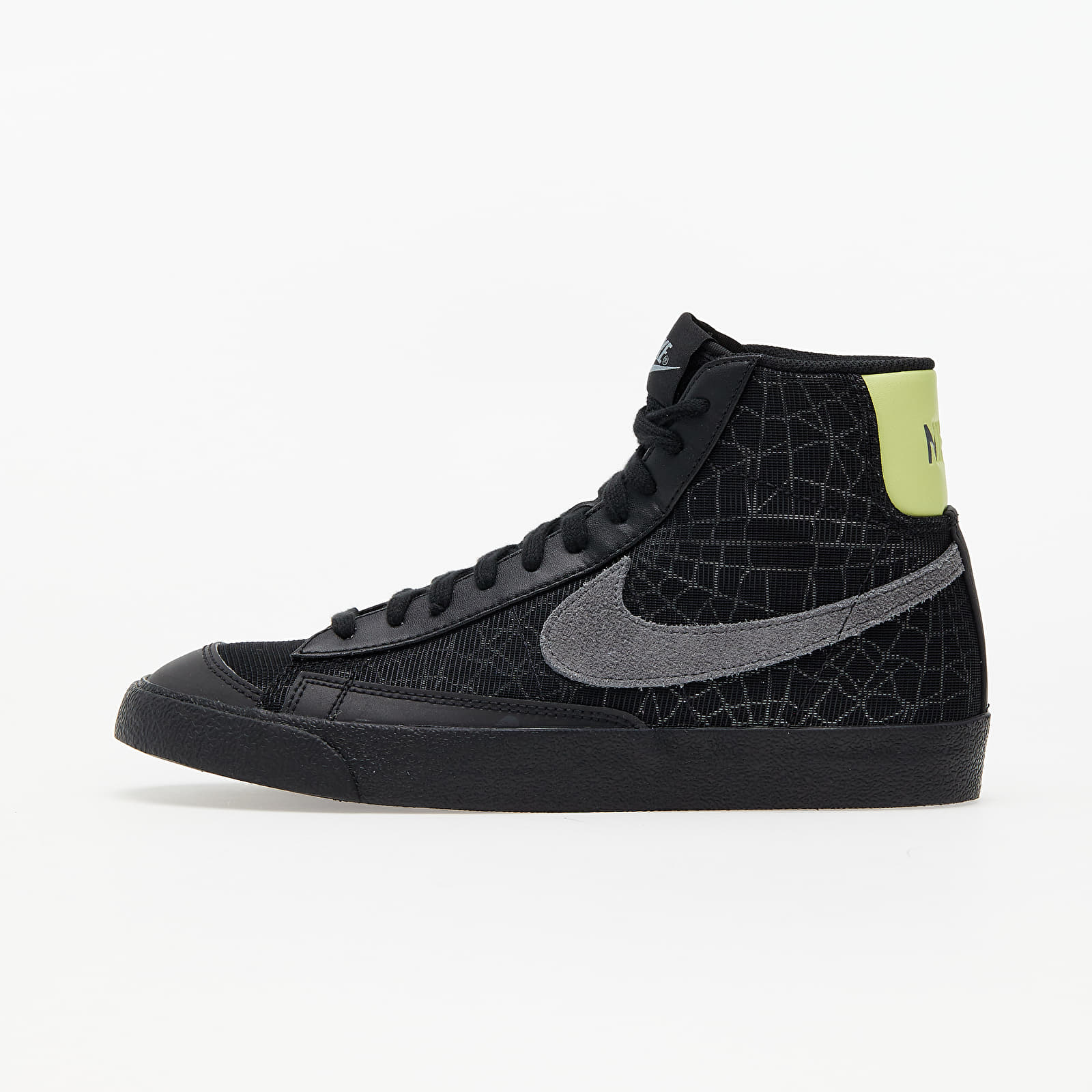 Nike Blazer Mid '77 Black/ Smoke Grey-Limelight DC1929-001