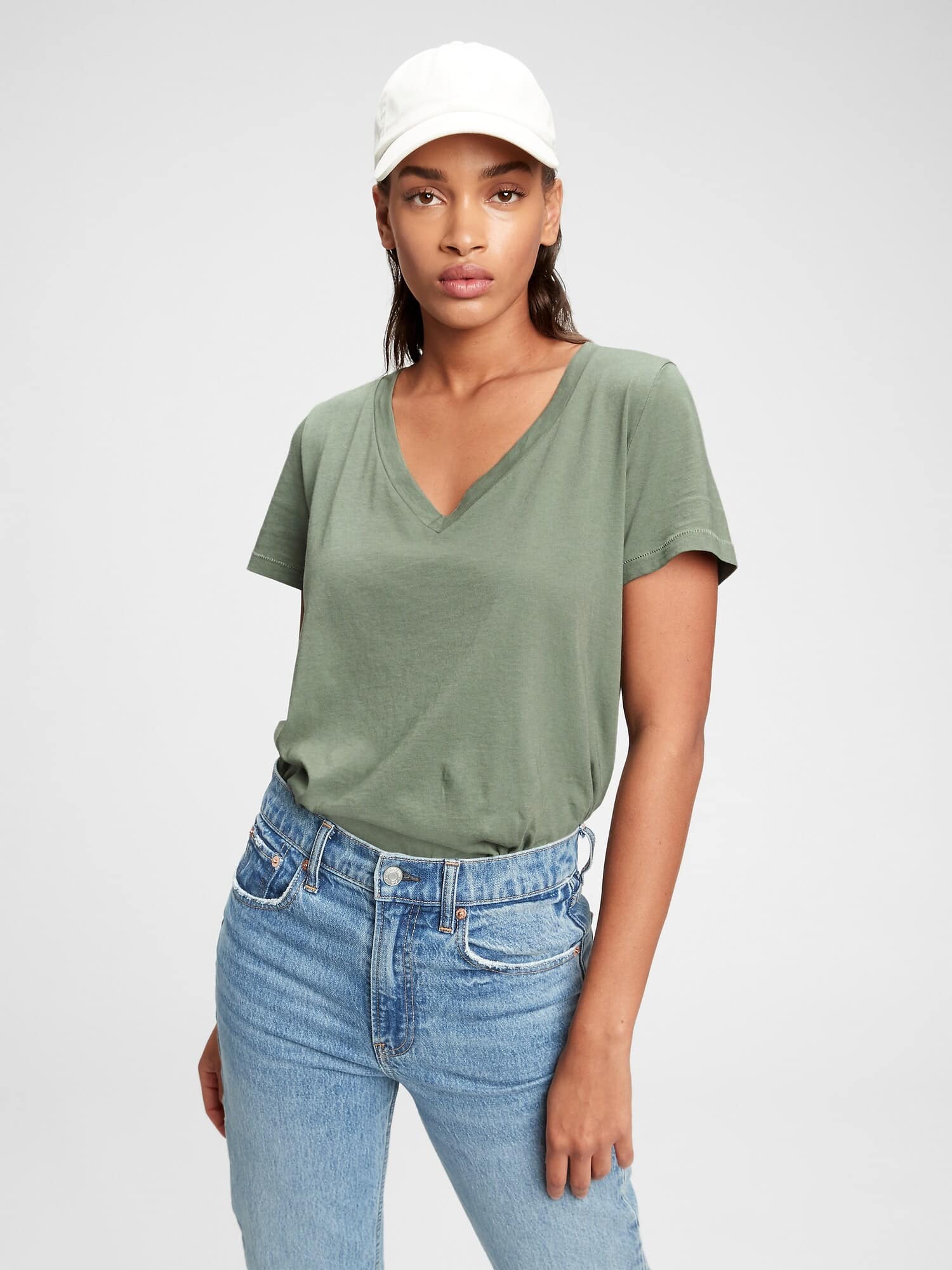 GAP zelené dámské tričko