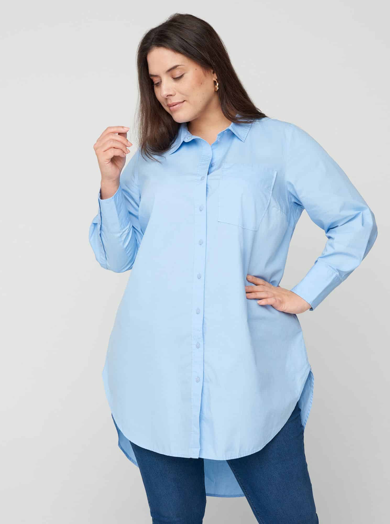 Zizzi světle modrá dámská košile