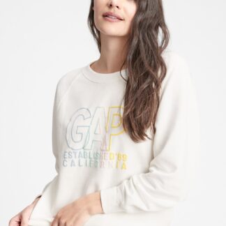 GAP bílá dámská mikina s logem
