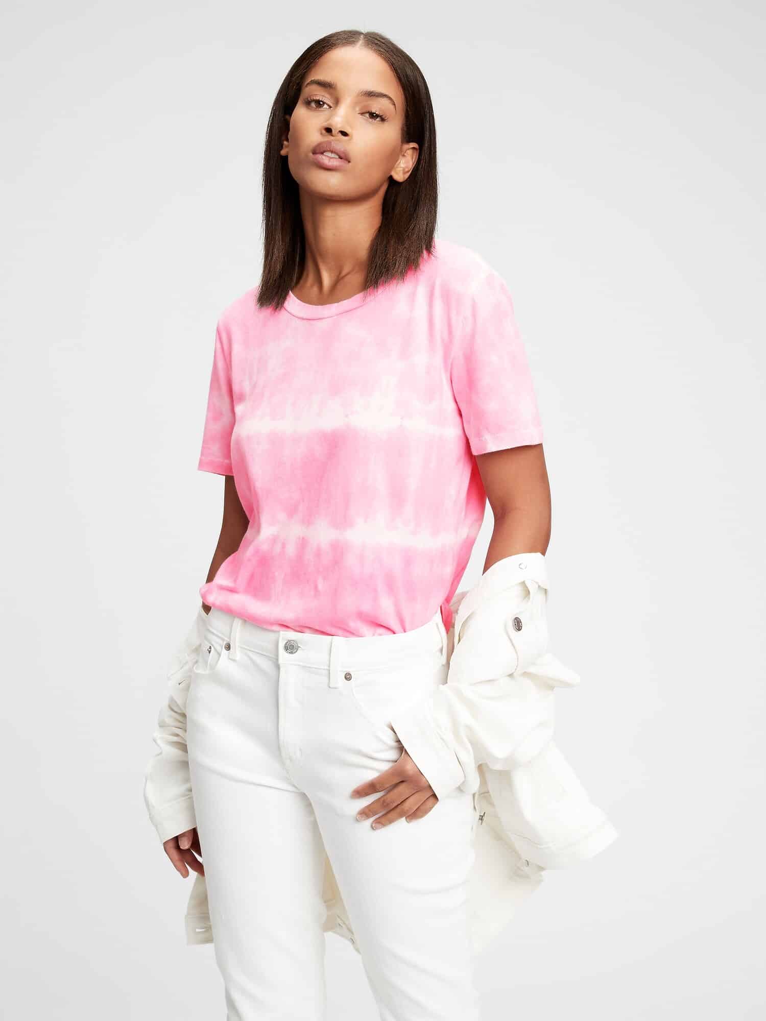 GAP růžové dámské tričko