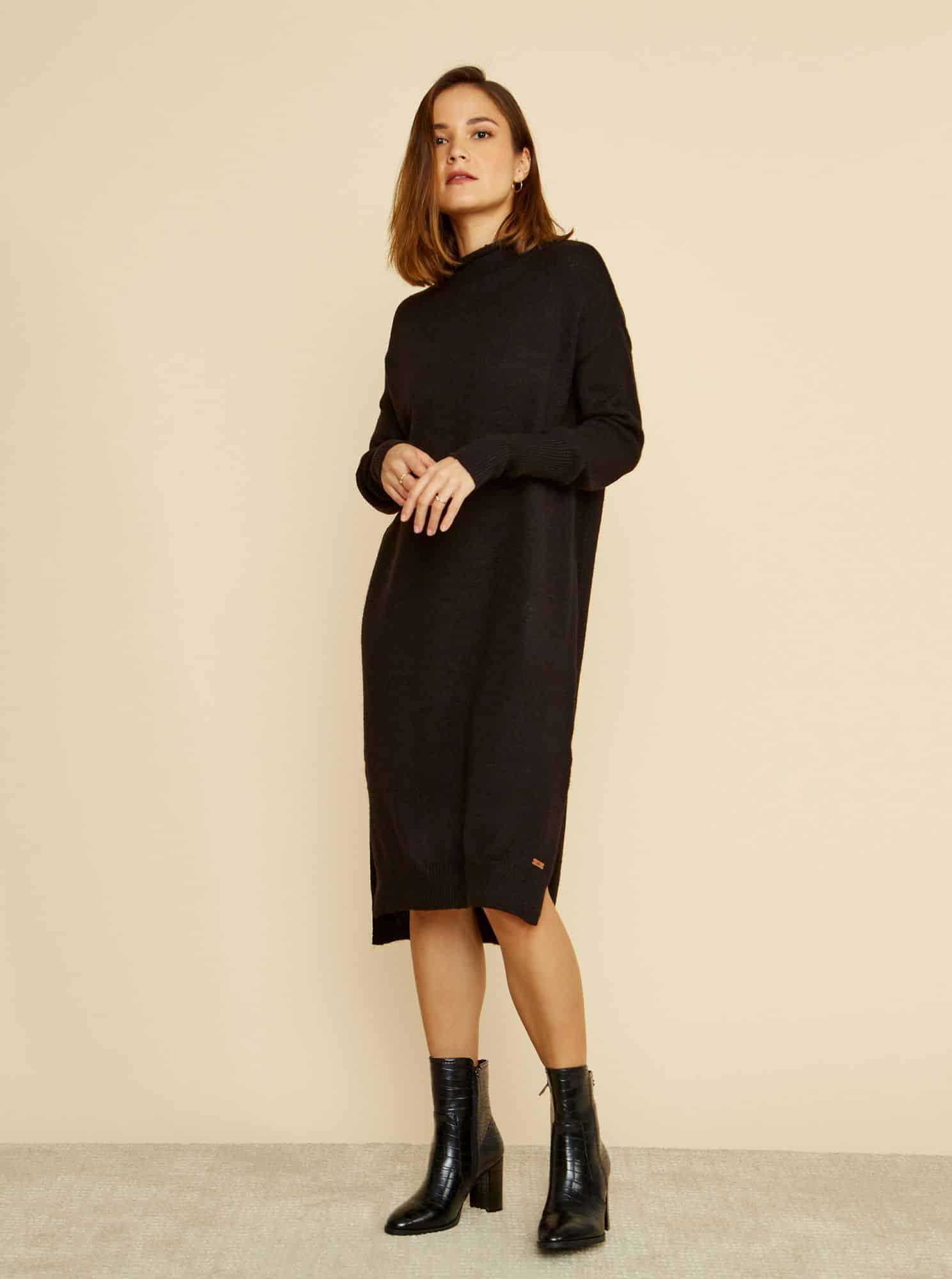 ZOOT černé svetrové šaty Kitty