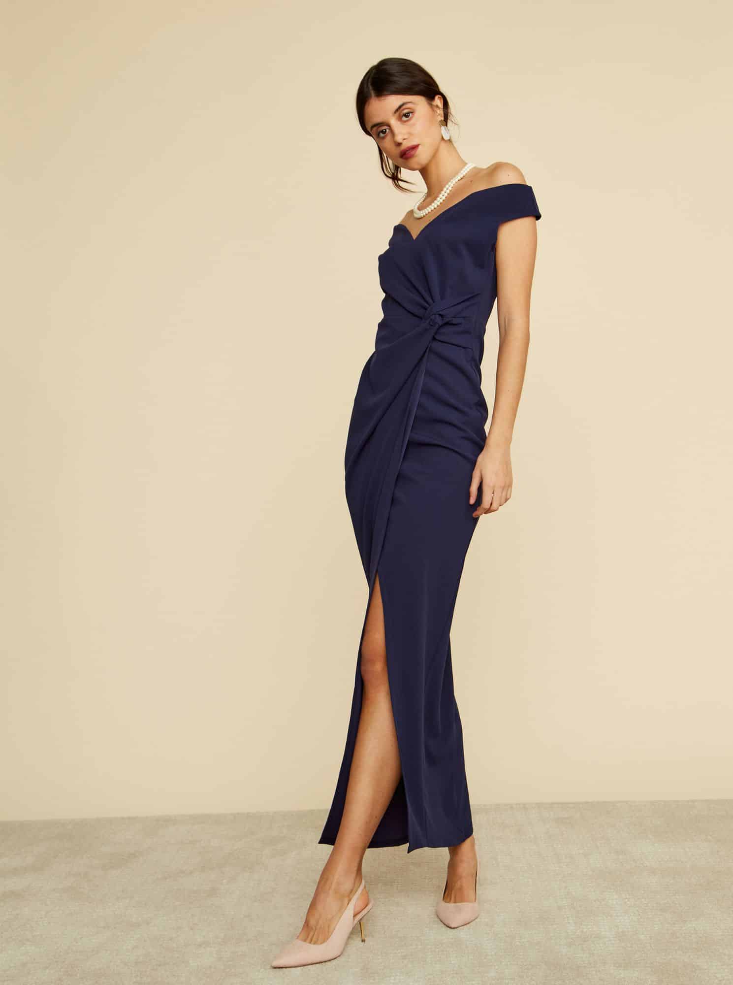 ZOOT modré maxi šaty Lydia