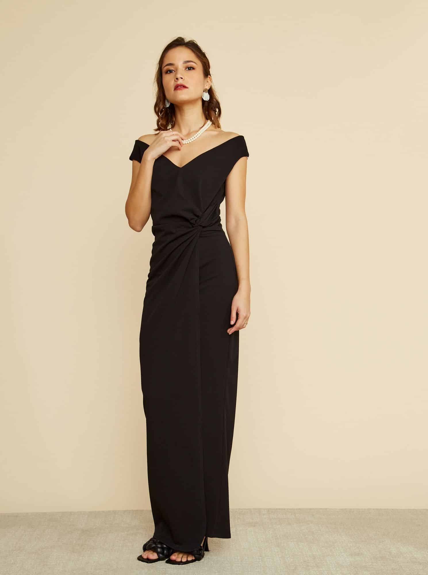 ZOOT černé maxi šaty Lydia