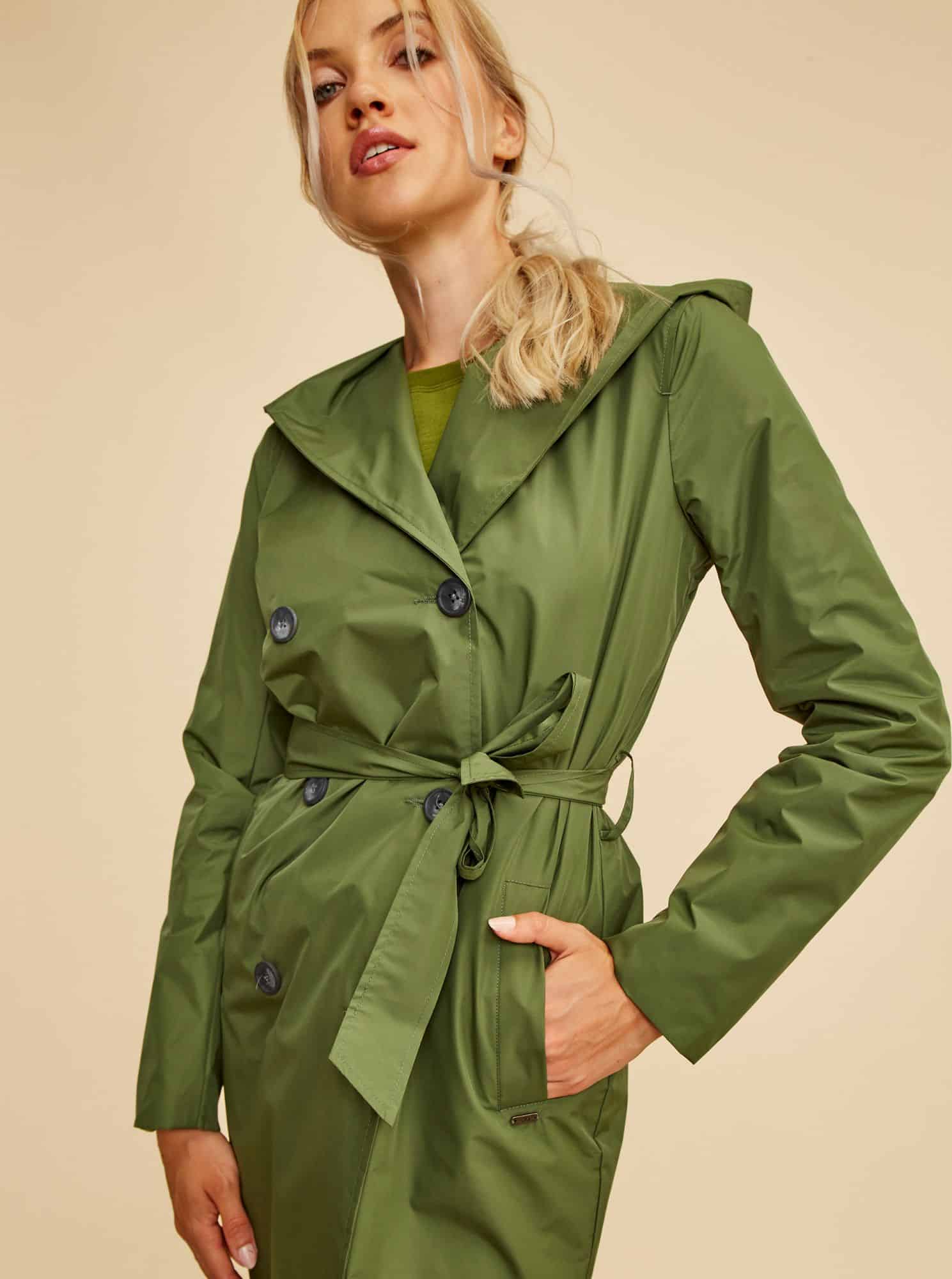 ZOOT zelený lehký trenčkot Samantha