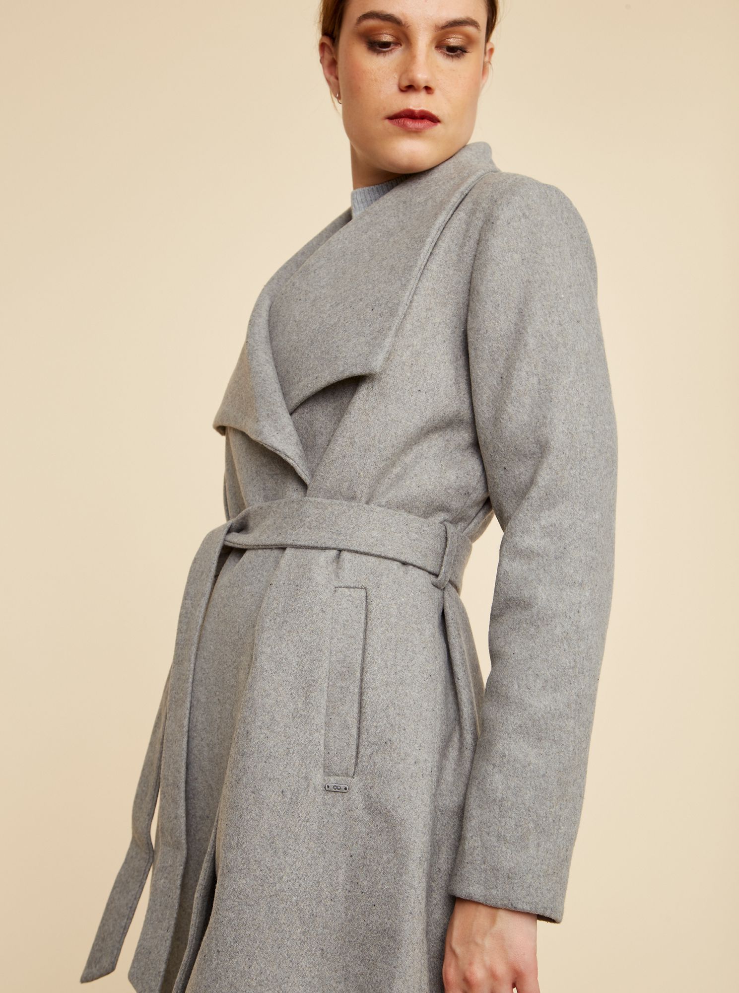 ZOOT šedý kabát Timea