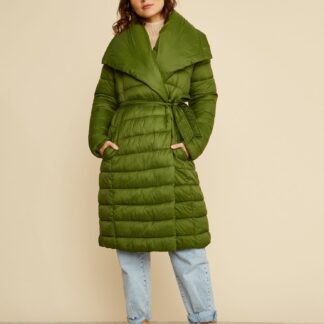 ZOOT zelený zimní kabát Trisha
