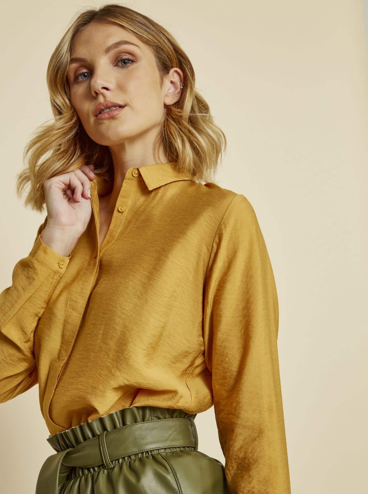 ZOOT hořčicová košile Bobie