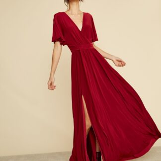 ZOOT vínové maxi šaty