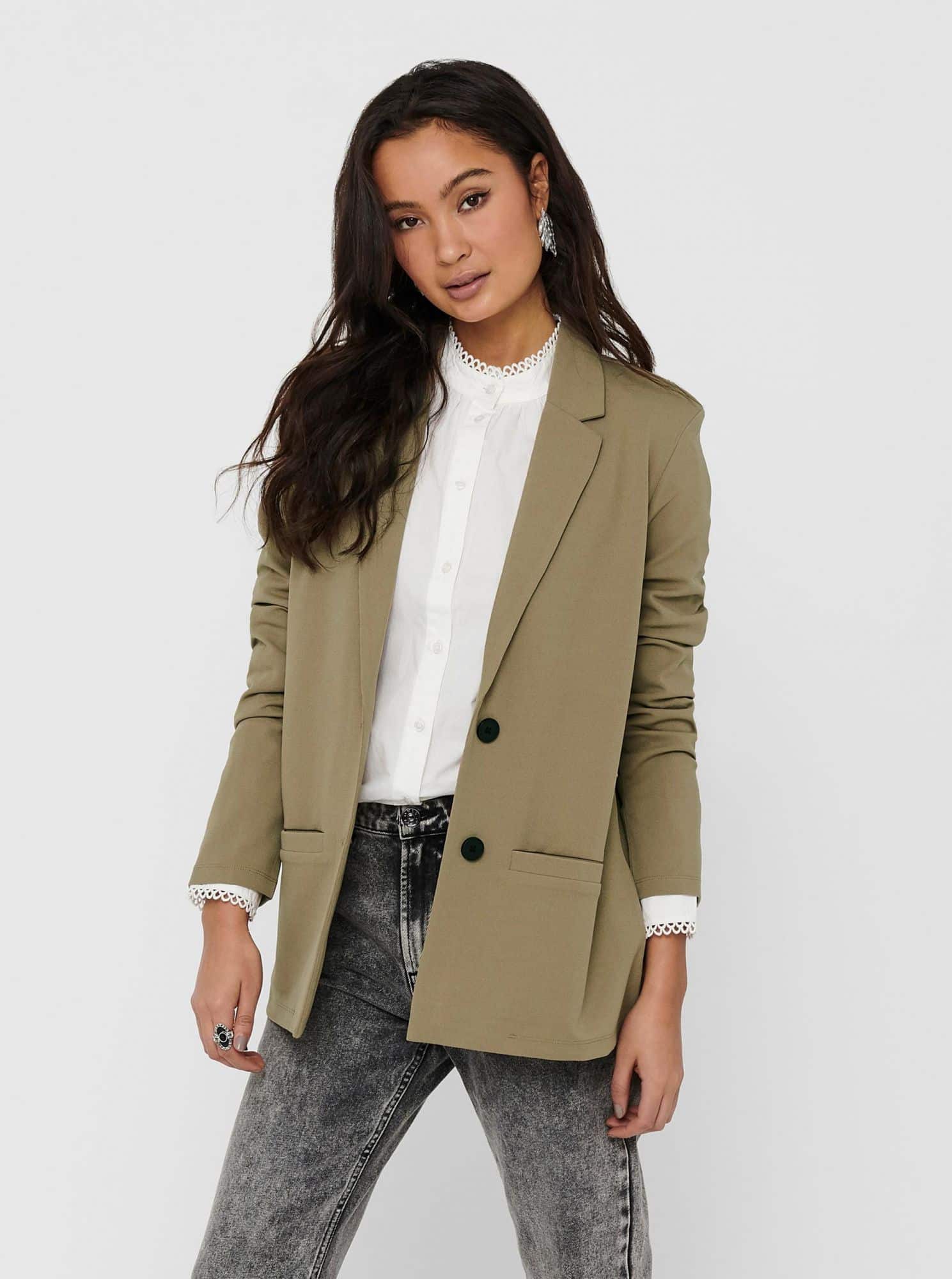 Jacqueline de Yong béžové dámské sako Louisville