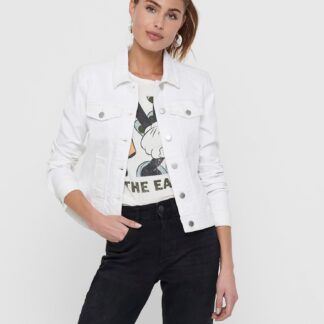 Jacqueline de Yong bílá džínová bunda Windy