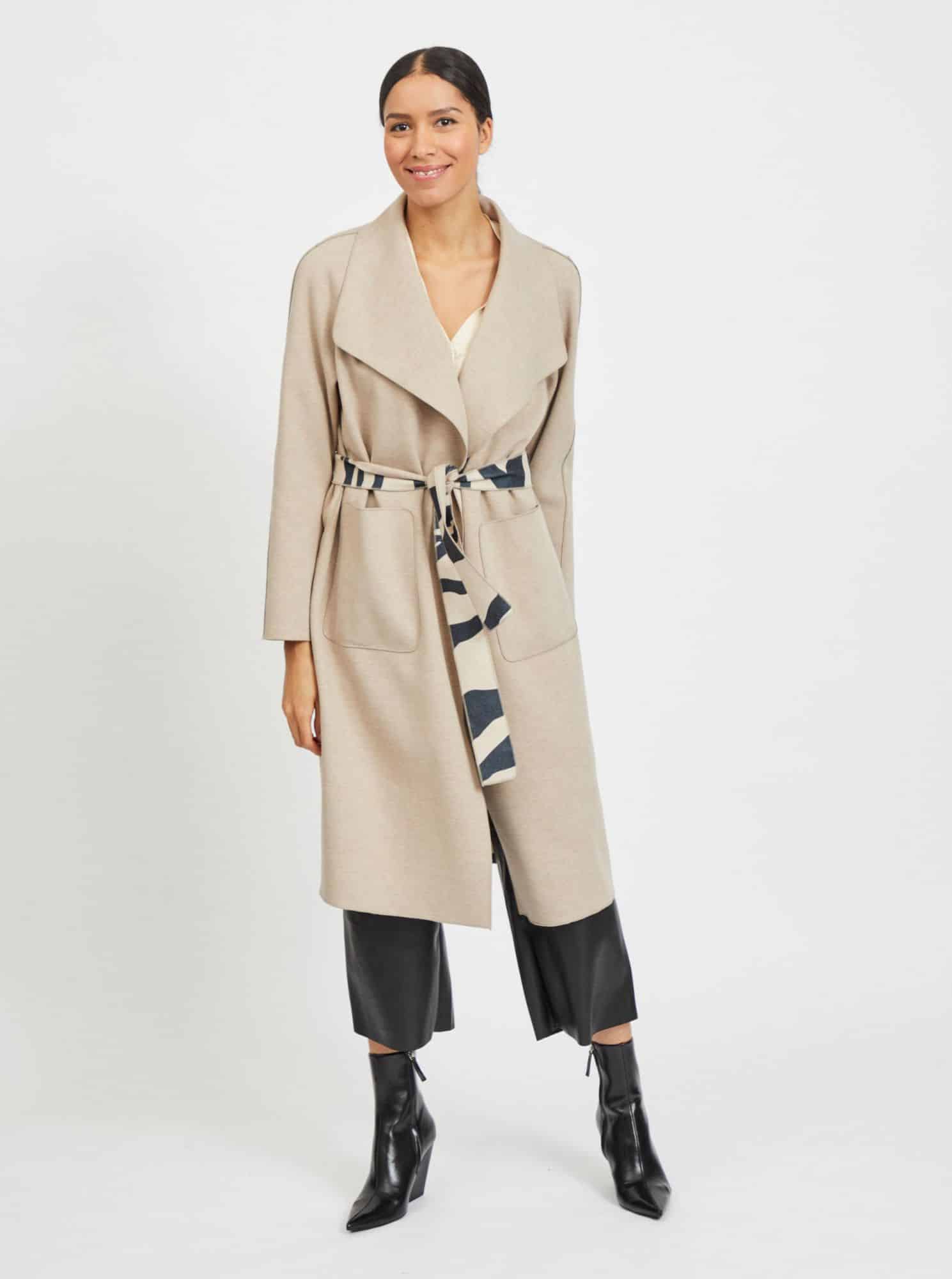 Vila béžový kabát Juice