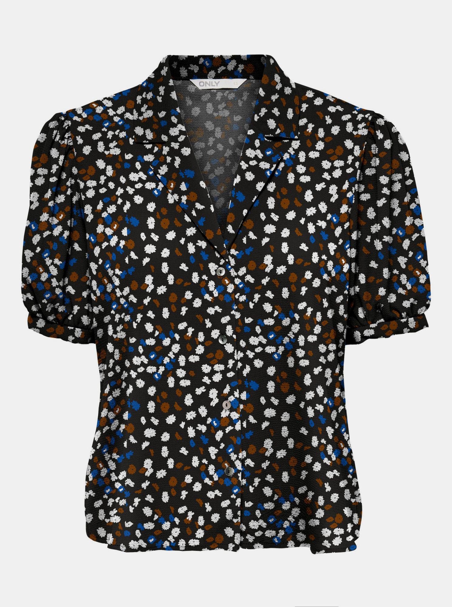 Only černá dámská halenka Nova se vzorem