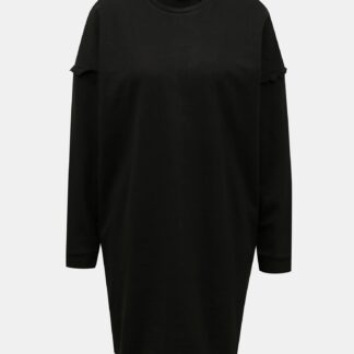 Jacqueline de Yong černé mikinové šaty Rikke