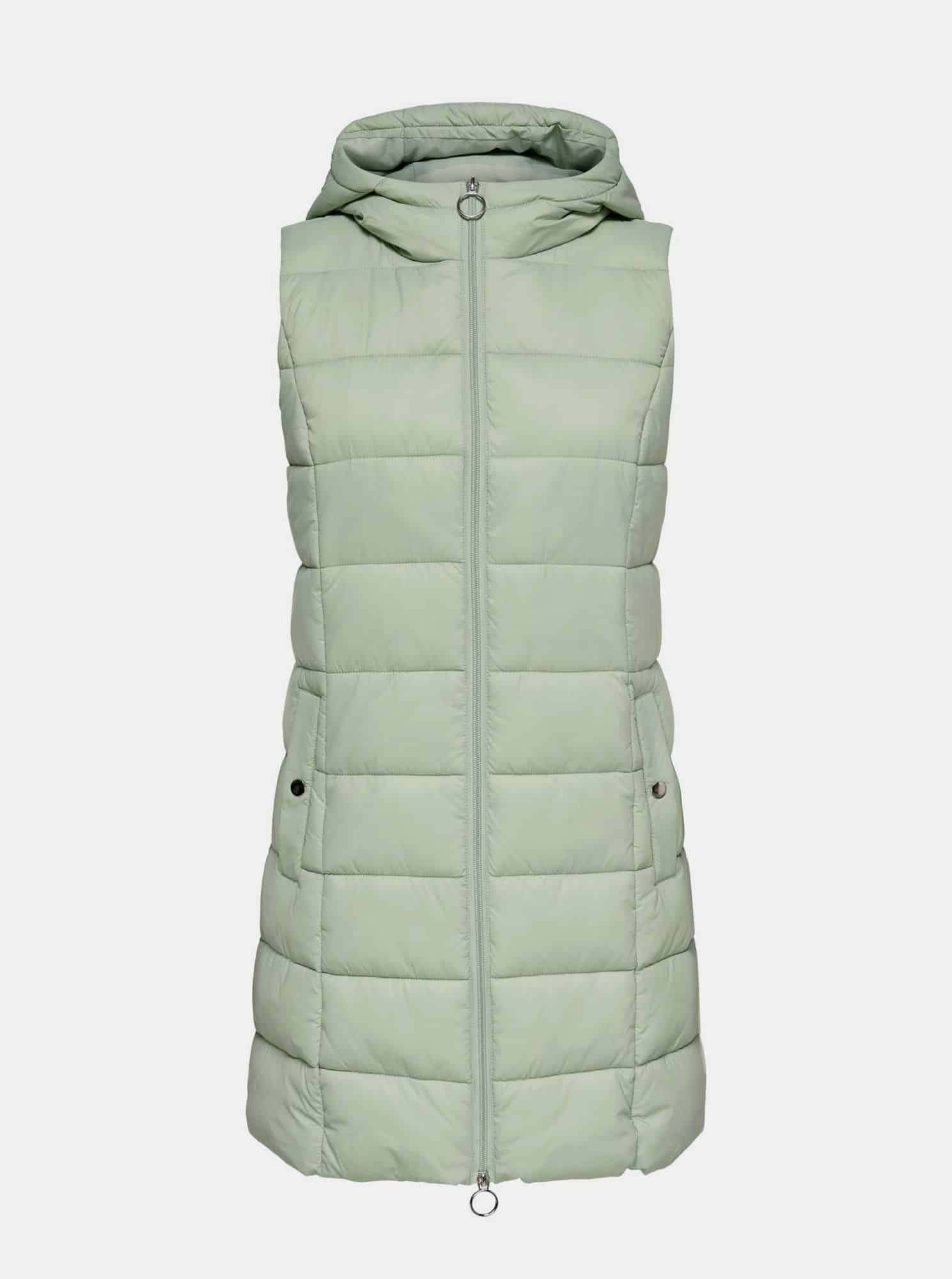 Jacqueline de Yong světle zelená dámské vesta Zulu