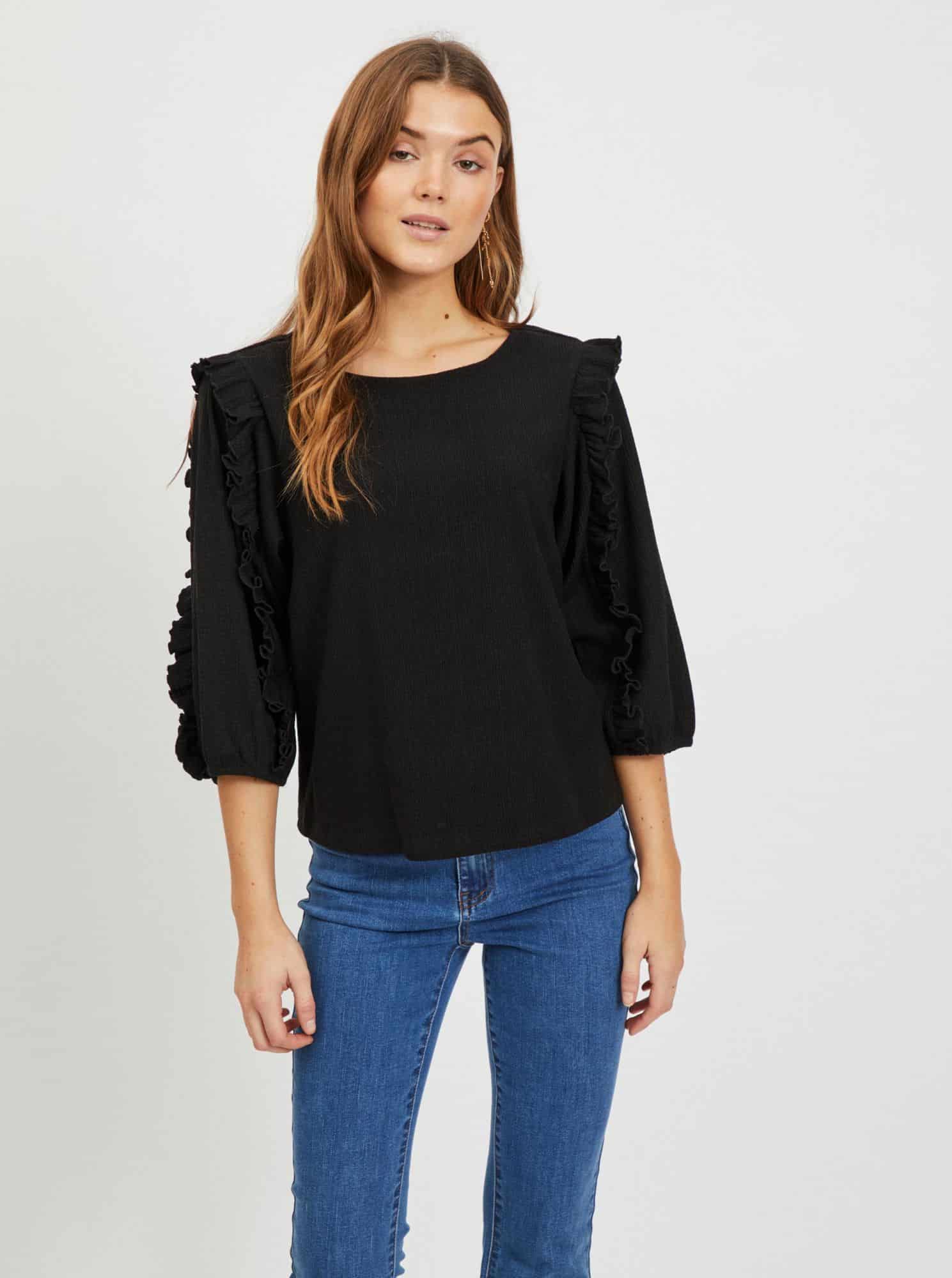 .OBJECT černá dámská halenka