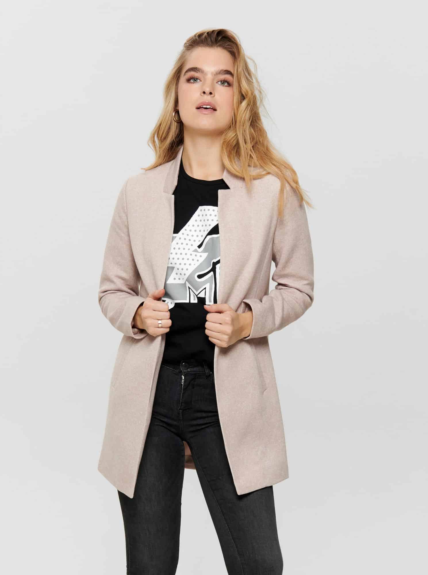 Only béžový lehký kabát Soho